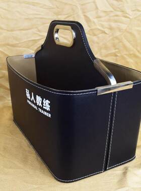私人教练工具箱多功能收纳篮手提篮健身房上课收纳盒私教工具篮子
