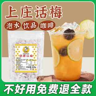 冲泡话梅500g话梅柠檬茶话梅汽泡美式专用上庄台湾咸话梅调理话梅