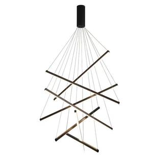 现代简约公寓loft复式 楼大吊灯别墅挑空客厅长吊灯旋转楼梯间吊灯