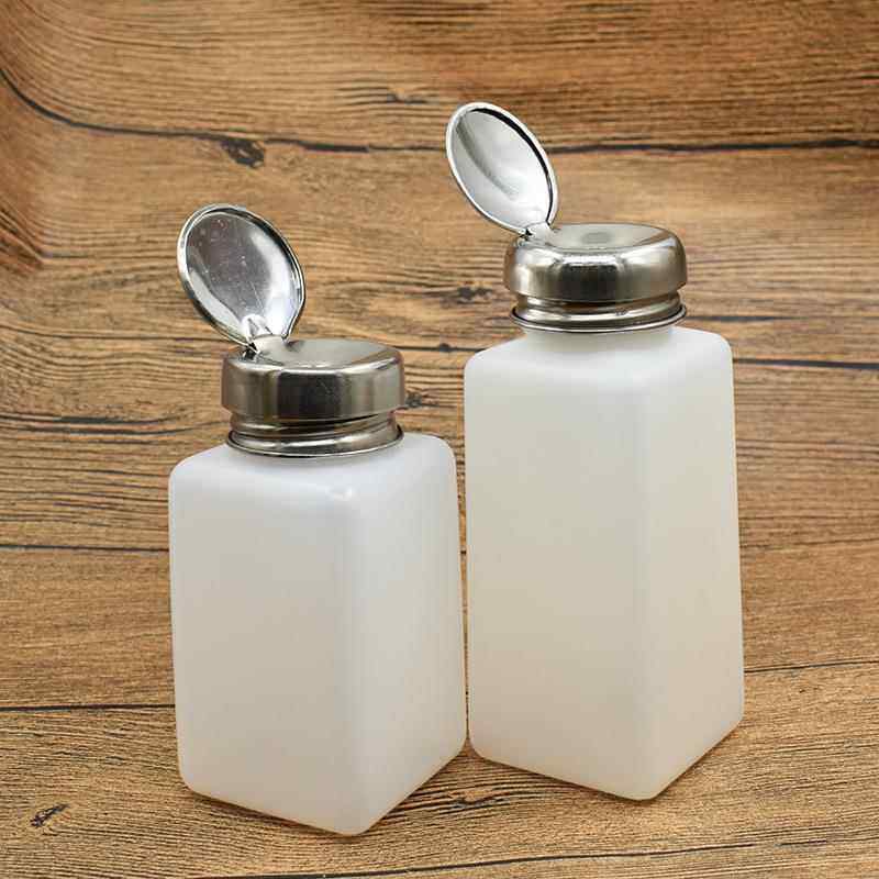 酒精瓶 防静电酒精瓶自泵式按压式油瓶清洁专用化工瓶200ml 250ml