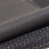 定制硅胶绒面超纤皮革蜂窝手套面料耐磨防滑透气体育用硅胶超纤皮