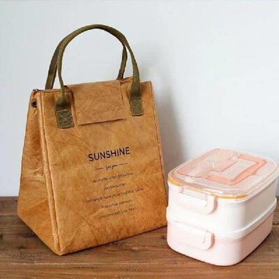 Paper Lunch Bag Waterproof Insulation Bag Lengthen and