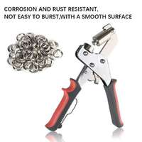 Metal Air Hole Rivet Plier Handheld Hole Punch Grommet thumbnail 4