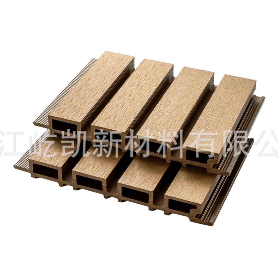 厂家直销户外塑木地板长城板长廊庭院户外共挤围栏塑木围栏长城板