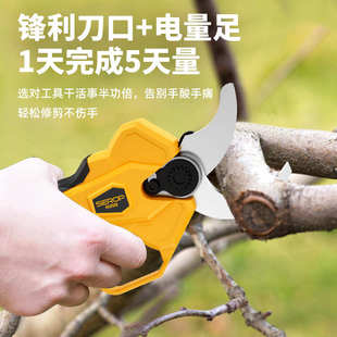 修枝电剪刀 热销电动修枝剪果树园林高枝剪电动剪刀家用便携式