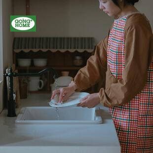 罩衣女2025新款厨房做饭围裙反穿女士洋气外穿特别好看的防泼水