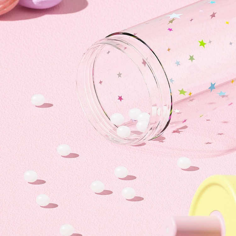 世大家吸管杯女生高颜值水杯大容量带茶隔分仓耐高温塑料杯2025新