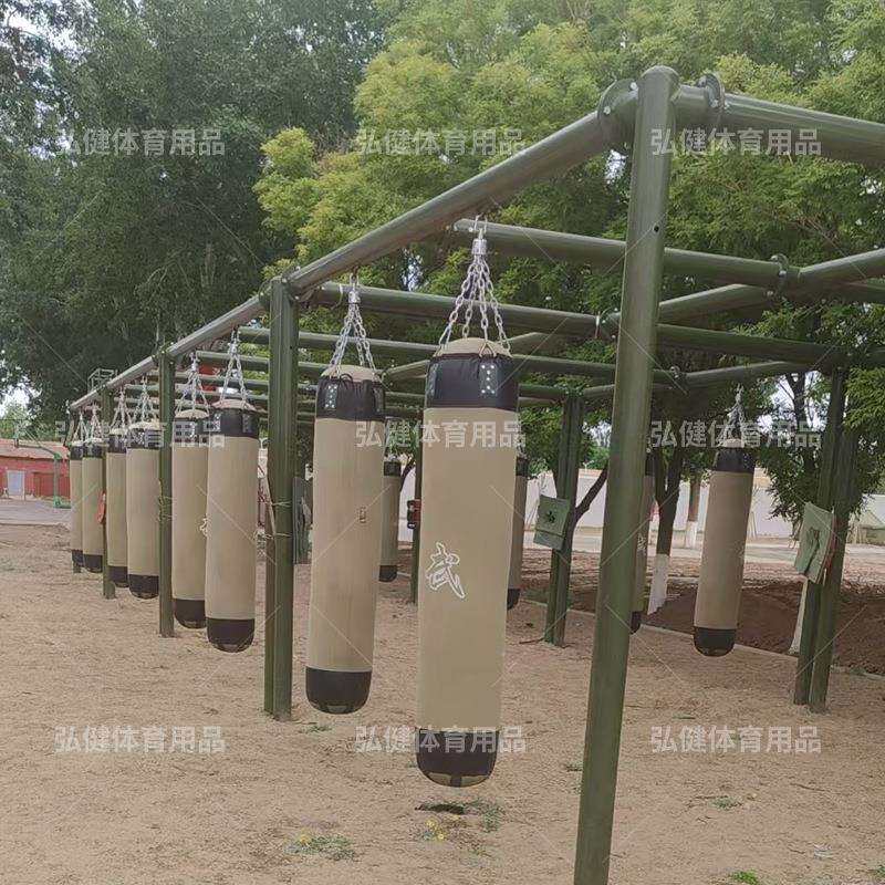 户外吊式沙袋架拳击搏击沙袋架子可移动大型沙袋架体能健身训练