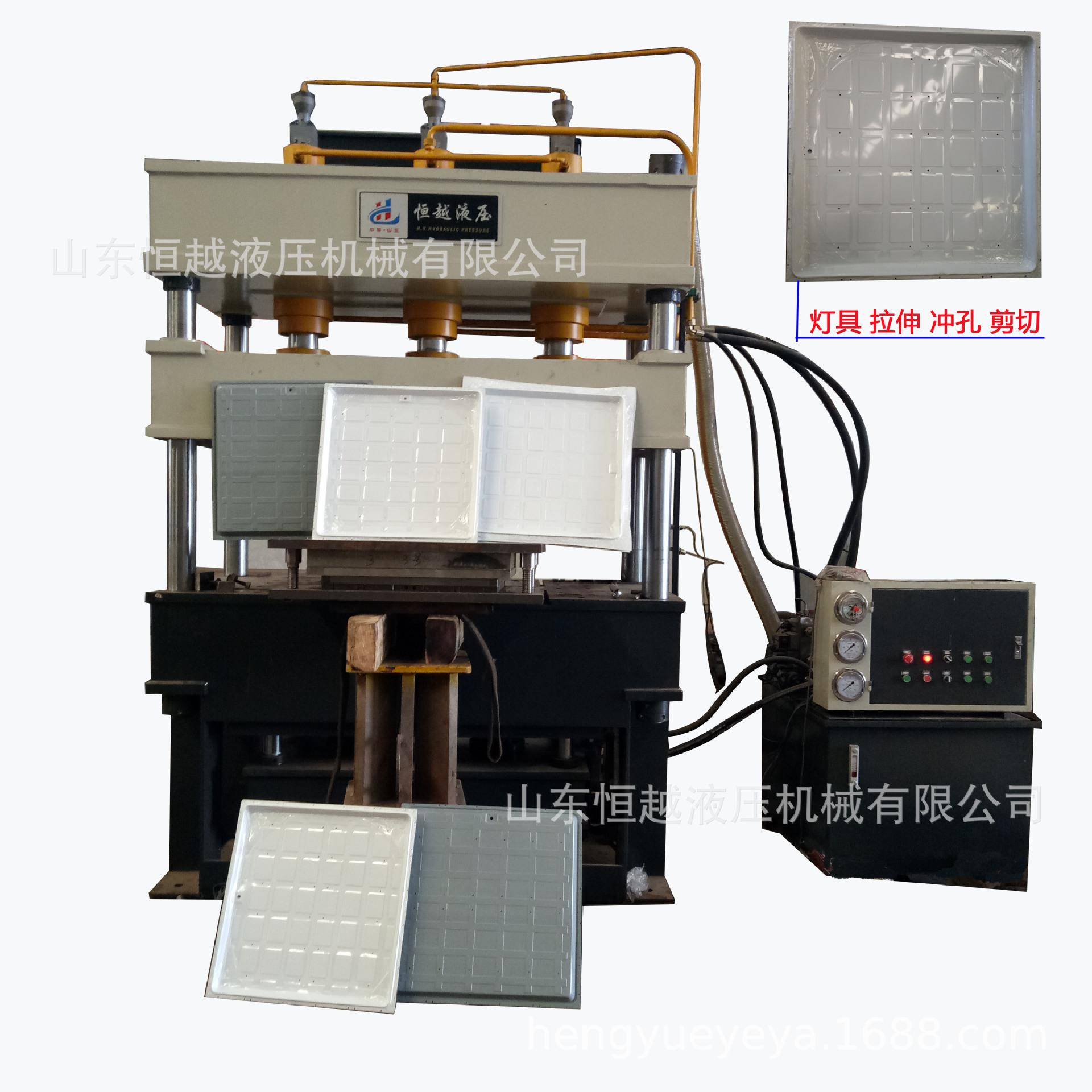 现货供应120吨灯具拉伸成型四柱液压机金属薄板拉伸机