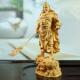 工艺木雕手工艺品雕刻武财神摆件关公像黄杨木把玩家居关二爷人物