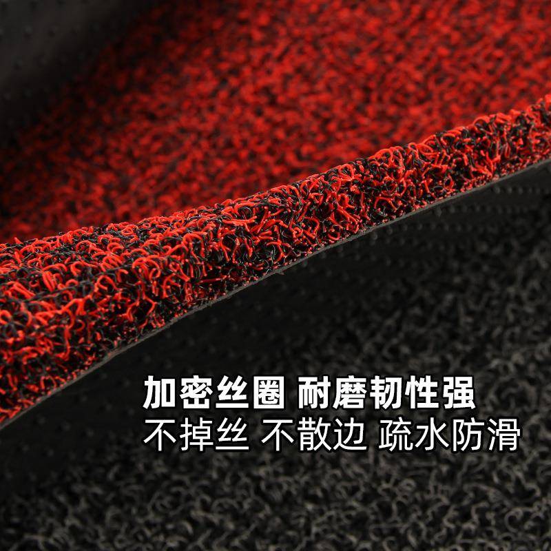 门口地垫入户门垫进门加厚地毯PVC丝圈脚垫玄关家用门外防滑脚垫