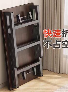 家办桌简易ZDZ-DZ12字桌长方形培训桌长条桌写学公习桌可折叠桌子