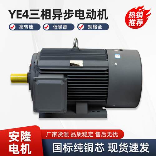 厂家销售YE4三相异步电动机2级能效型号多样量大价优