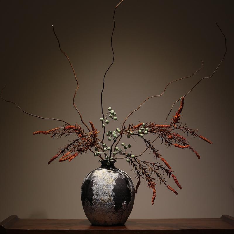 陶瓷花瓶摆件假花仿真花玄关客厅桌面装饰高档摆设