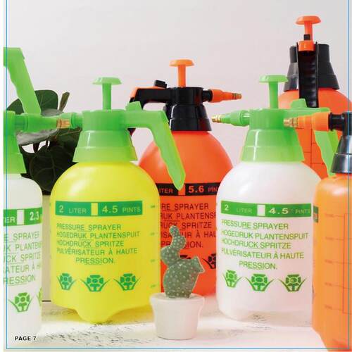 现货：2L手持气压式喷壶浇花壶塑料喷壶园艺用品