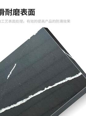 新款直销零硅石英石台面鱼肚黑色石英石橱柜浴室台人造石黑白根板