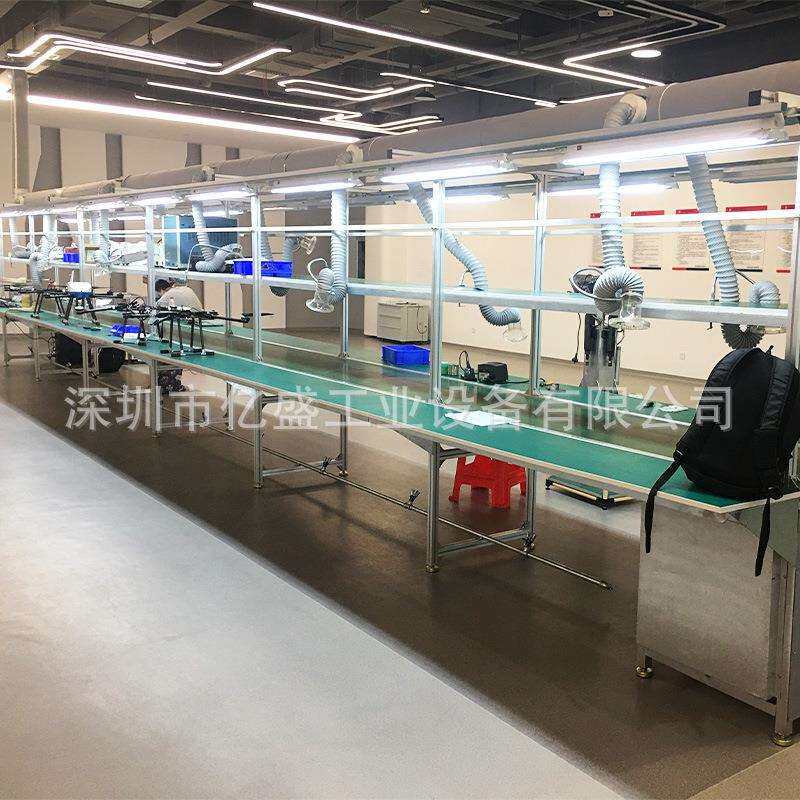 苏州供7寸车载液晶显示屏总装线通讯电源自动化倍速链生产输送线
