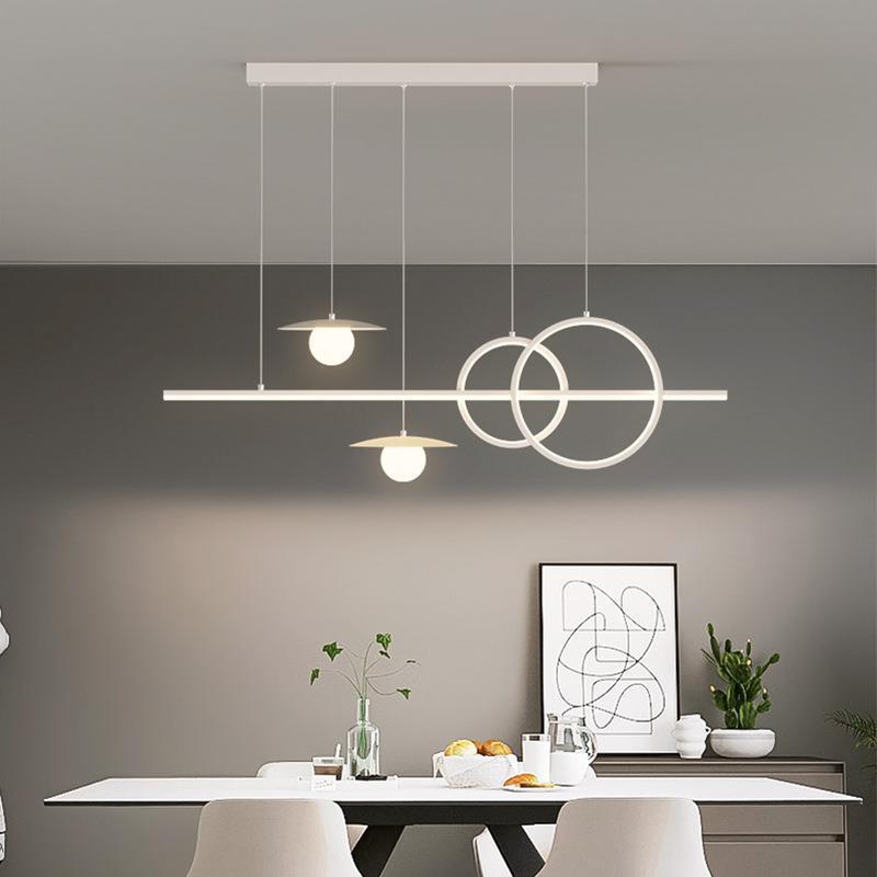 2025新款餐厅吧台吊灯现代北欧茶室长条吊灯大气饭厅简约风格灯饰