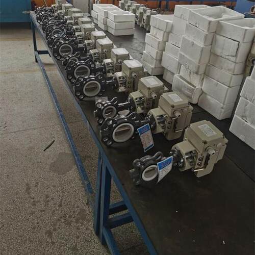 小型对夹阀精半634衬四氟乙烯密封面开关型D9714-1F0P蝶-40