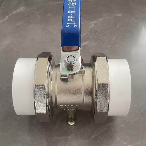 黄铜DN75DN90DN110PPR球阀大通径大口径大流量热熔双活接球阀