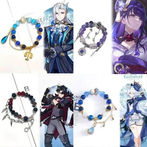 Anime Game Genshin Impact Neuvillette Wriothesley Cosplay Br