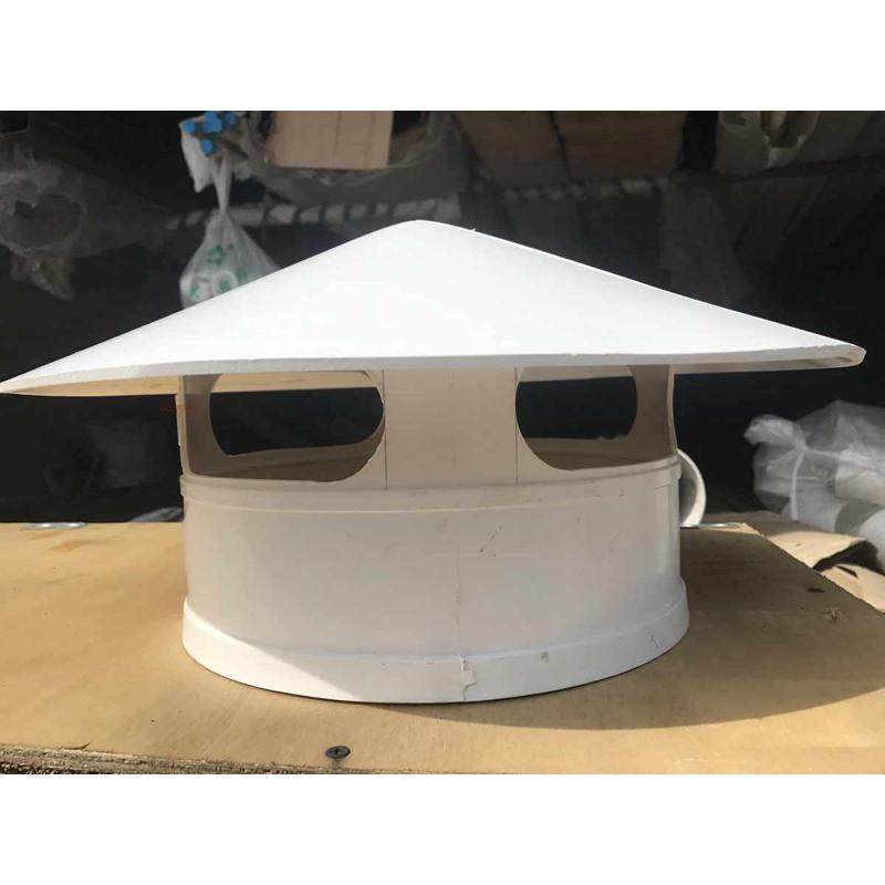 定制人工焊接pvc200250315屋顶防雨帽油烟机通气帽工业管道路防雨
