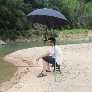 户外遮阳伞支架杆子可折叠可携式新款摆摊专用加粗钓鱼专用防雨超