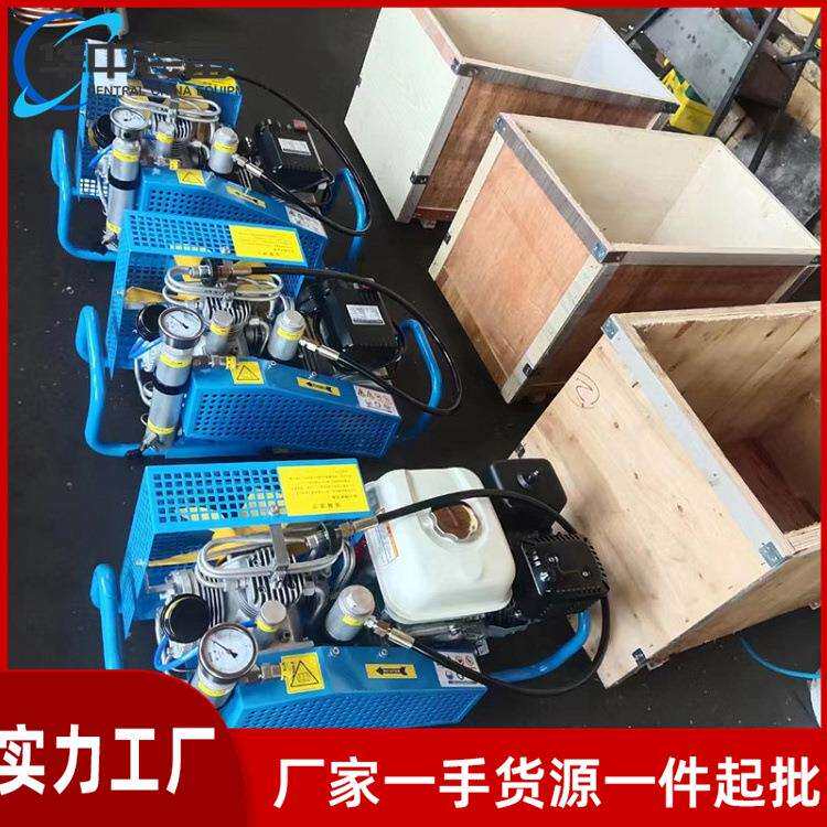 高压呼吸空气充气机厂家供应100L高压呼吸专用空气压缩机