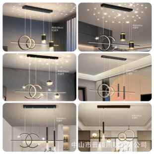 餐吊灯客0厅灯简NBA约现代轻奢225年新大气款 卧室吧厅台饭厅餐桌