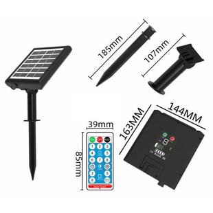 4646太阳能led彩灯户闪灯浪彩漫串灯外防水过年喜庆农村饰院子灯