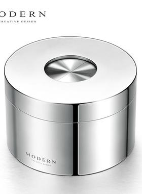 正品德国MODER创个性潮流意烟灰缸不锈钢封闭式品带盖防飞灰男N礼