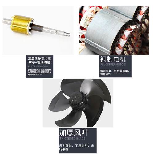 FZW外转子方型网罩式轴流风机 低噪声双面防护网换气扇 通风机