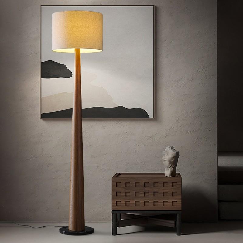 日式侘寂风北欧客厅卧室轻奢装饰落地灯ins创意设计大气复古立式