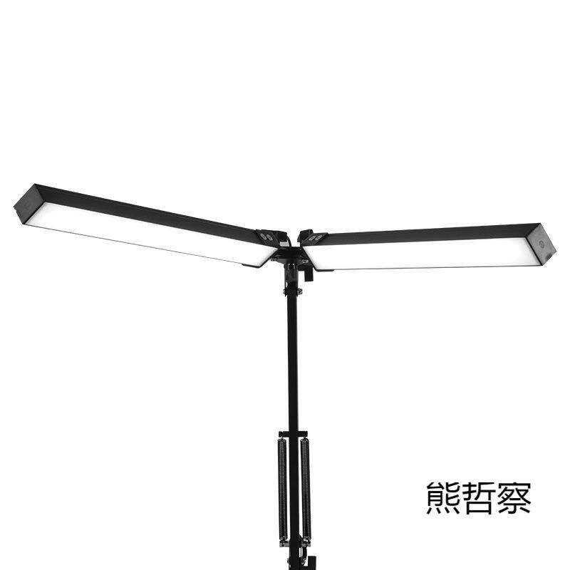 设计师长臂夹式护眼台灯学习专用折叠工作书桌面电脑屏幕灯