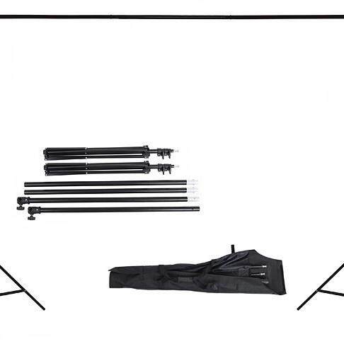 摄影器材2*2米架支架服装人像产品拍摄主播 直播摄影棚设备背景架