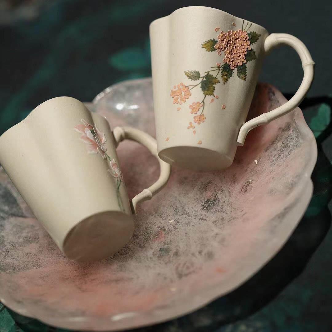 宜兴手工紫砂仙女主人杯110cc白玉段高档主人杯口6.2cm高7cm长9cm