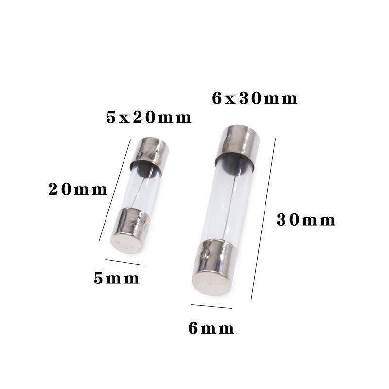 12V24V车载点烟器 打气机 电瓶充电机玻璃保险丝管6X30mm 5X20mm