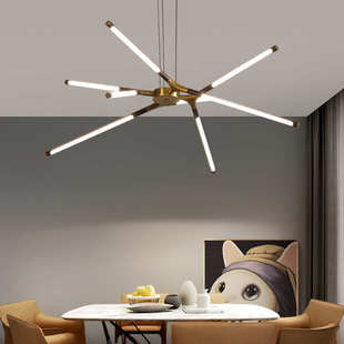 餐厅灯前台巴台吊灯展厅灯北欧枝形工艺家装 饰吊灯 灯空间装