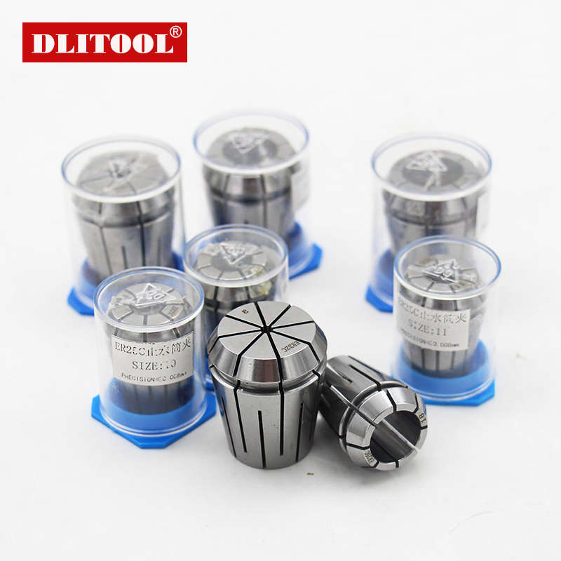 高精ER32C止水夹头结构机械内冷筒夹嗦嘴卡簧ER16202540止水筒夹