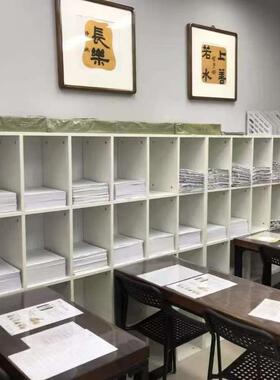 书柜置物柜木柜展示柜带门储物柜窄简书架木质小柜子尺寸