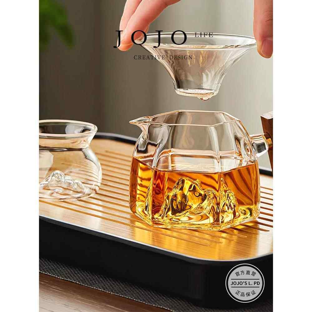 乔乔是l。Pd。杂货先生。茶滤器耐热玻璃茶滤器创意茶具配件|清米