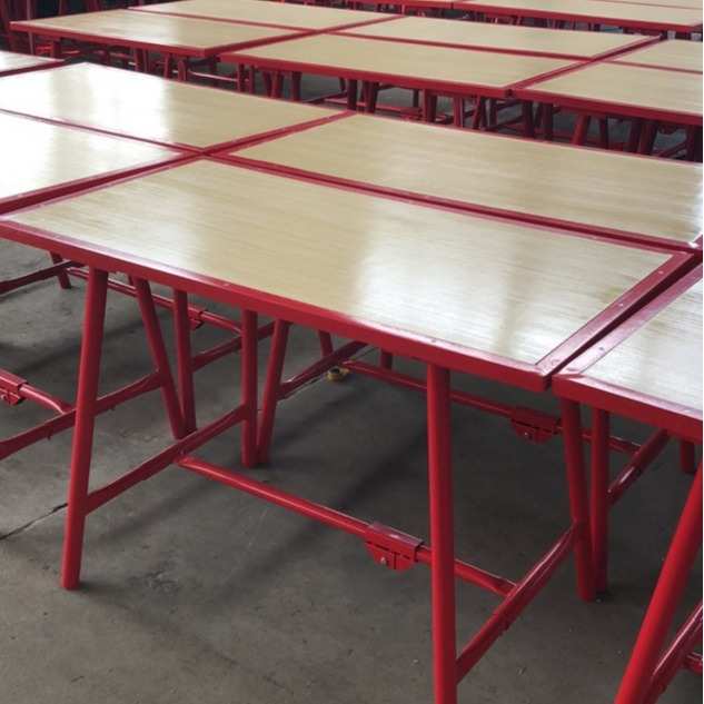 折叠车间流水线重型工作台四脚架打包台厨房工作桌操作台现货供应