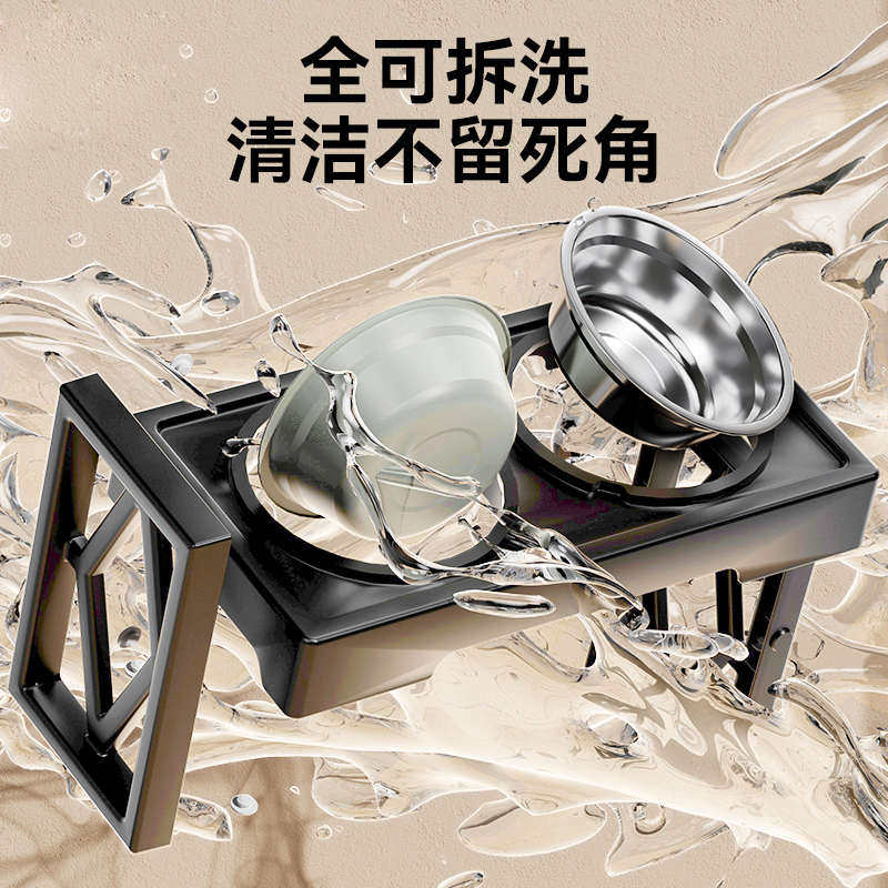 可调节高架狗碗狗狗慢食碗金毛拉布拉多大狗不锈钢狗盆,宠物/宠物食品及用品,猫狗碗/慢食碗,淘宝优惠券,粉丝福利购,淘宝优惠卷