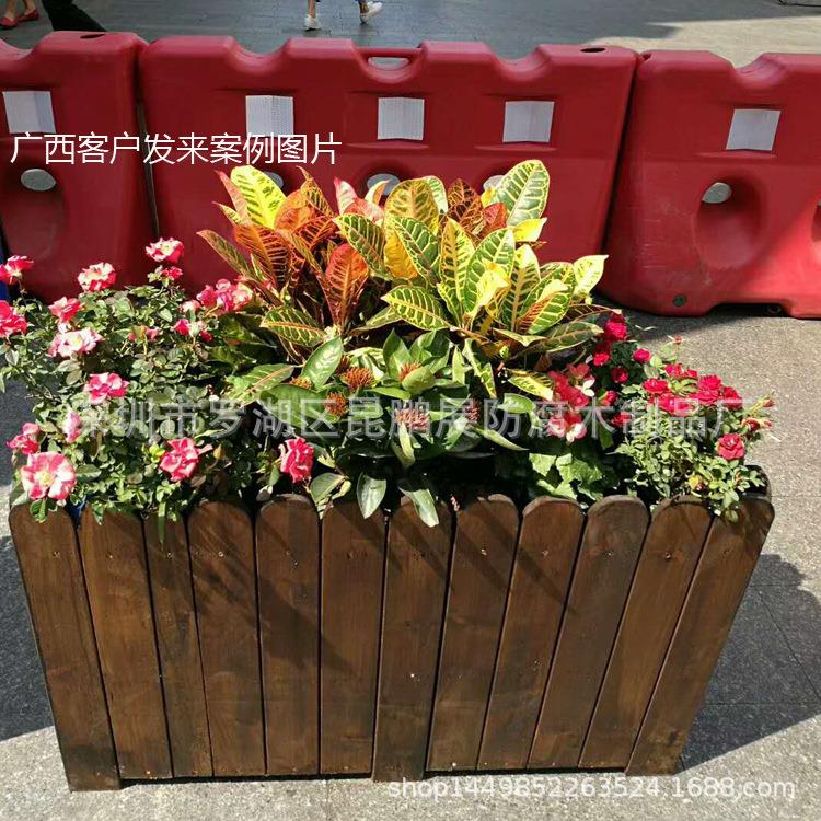 樟子松防腐木花箱深圳厂家定制园艺种植箱可承接大批量工程款图片