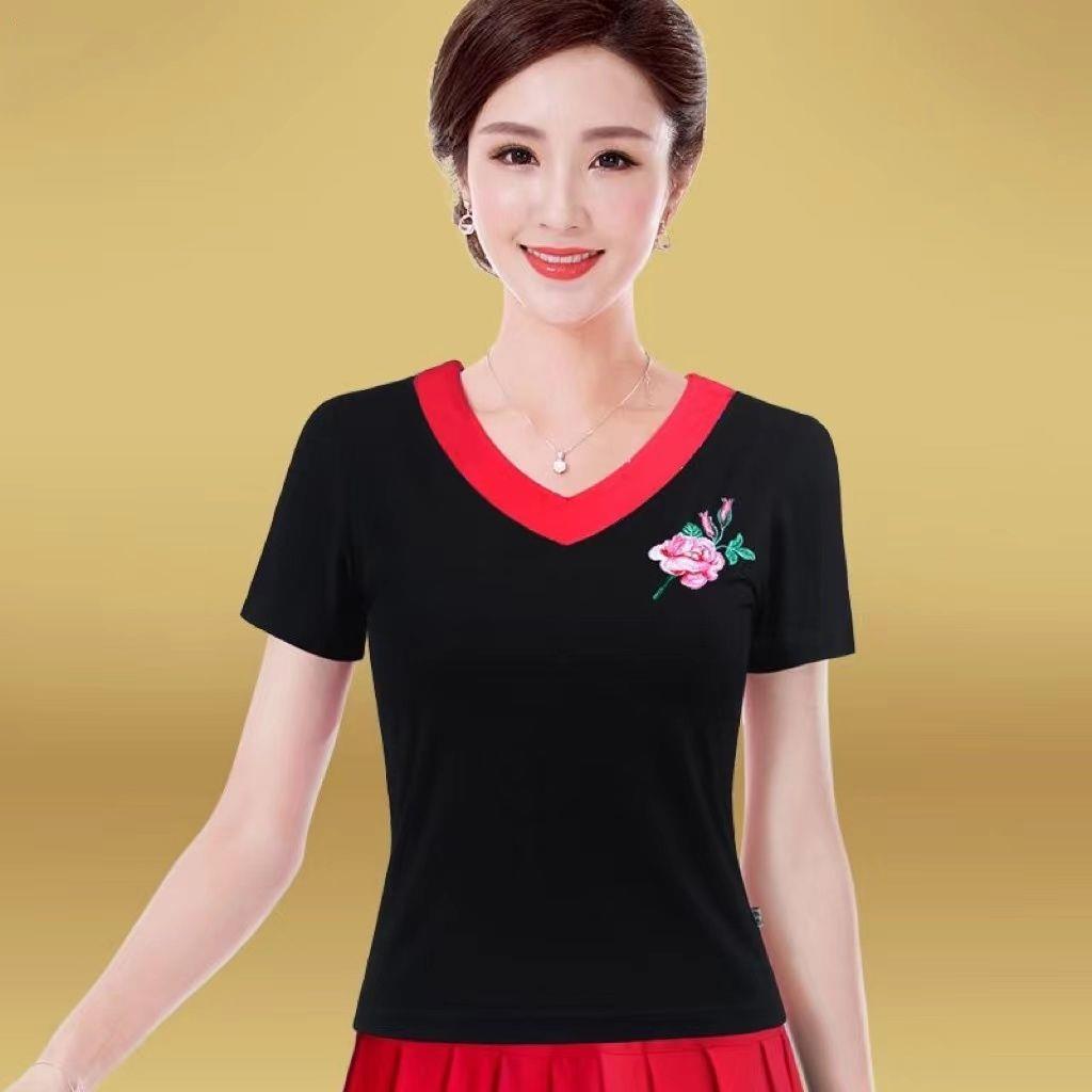 新款杨丽萍广场舞服装新款套装女夏季莫代尔上衣时尚跳舞蹈服演出