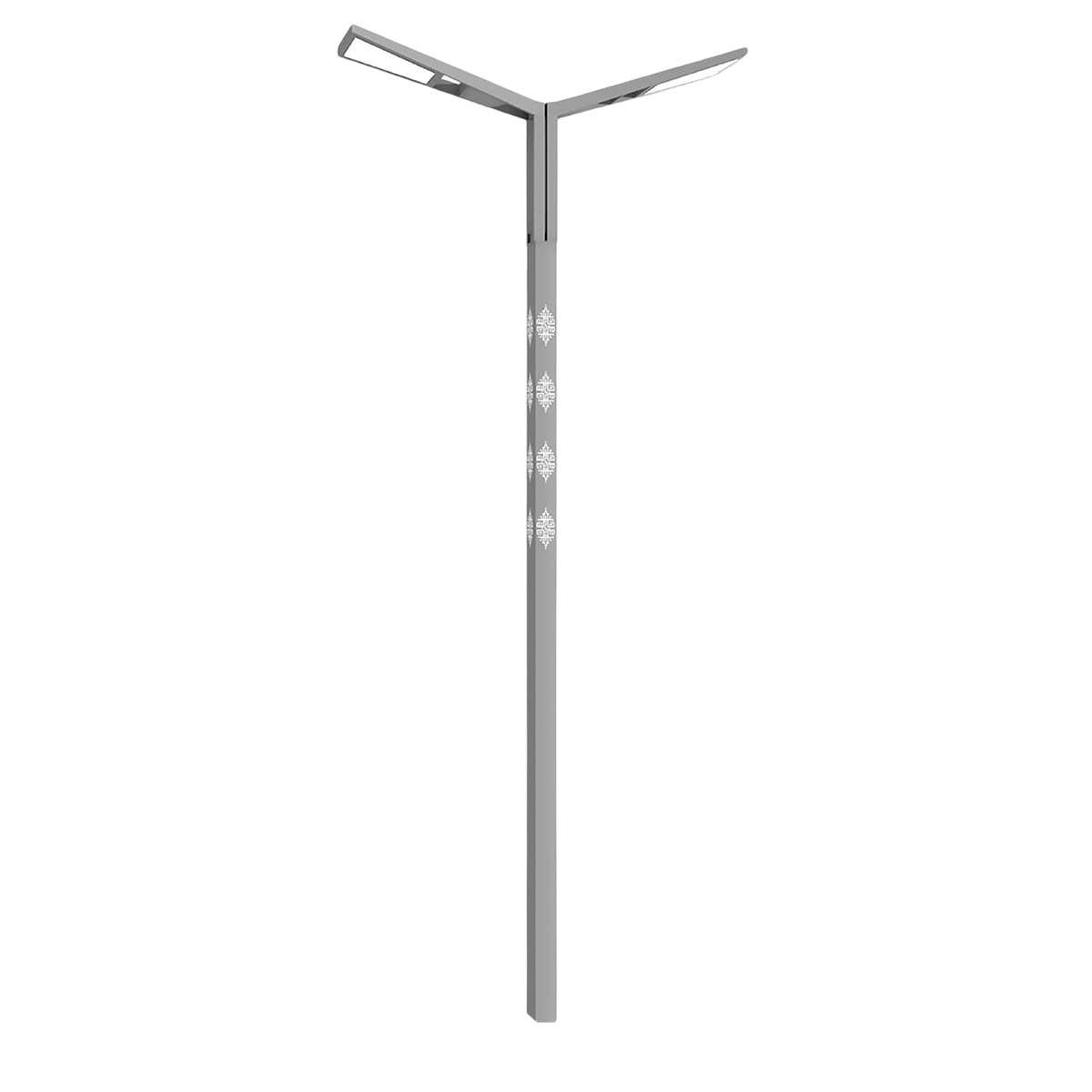 led高杆灯现代简约路灯城市新农村风光灯带户外单双臂道路照明灯