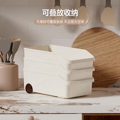 日式厨橱柜房直角收纳盒家用式零食整理盒杂FG-2227物储物盒抽屉