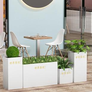 户外组不锈钢343花箱合商种树箱市道路镀锌钢花坛业街花盆304政花