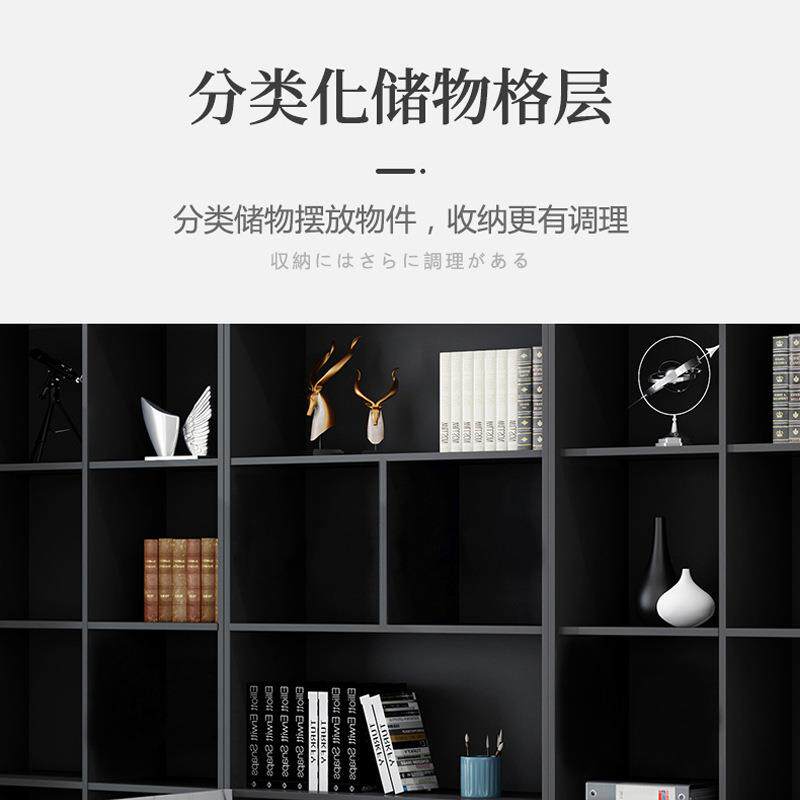 办公柜总裁室办公室家具柜子书柜展示柜2门4门6门办公室组合套装