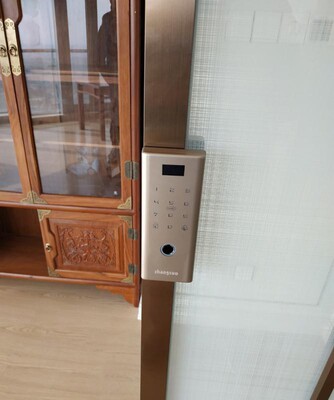 掌索玻璃门电子门锁双开木门指纹锁选购攻略需注意细节